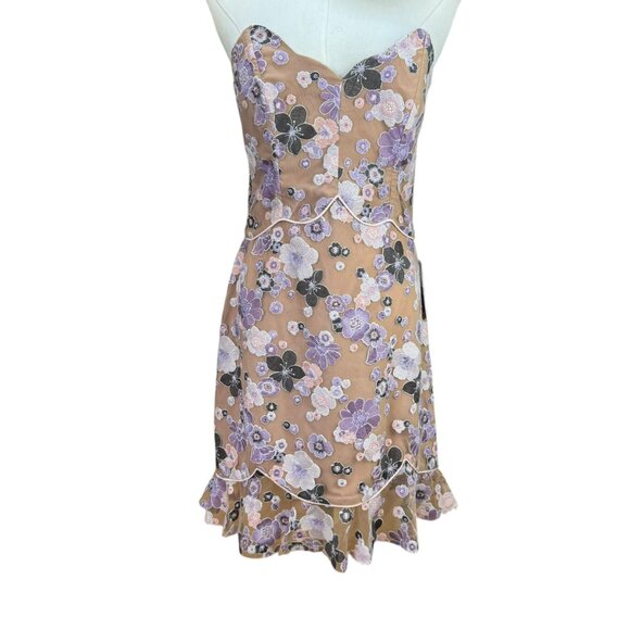 sachin and babi light blue dress Lucky lace-trimmed linen minidress in white - Zimmermann main image 0